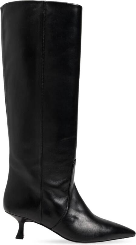 Stuart Weitzman Leren laarzen 'Naomi' Black Dames