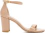 Stuart Weitzman Leren Nearlynude Sandalen Beige Dames - Thumbnail 1