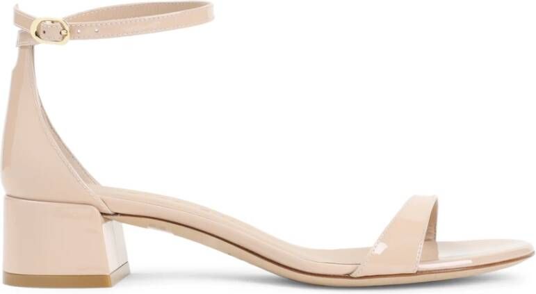 Stuart Weitz Leren Sandalen Nude & Neutrals - Foto 3