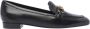 Stuart Weitzman Zwarte Leren Loafers Vierkante Neus Black Dames - Thumbnail 4