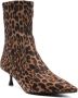 Stuart Weitz Luipaardprint Stiletto Sock-Style Laarzen - Thumbnail 1
