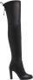 Stuart Weitzman Luxe Leren Over-de-Knie Laars Black Dames - Thumbnail 1