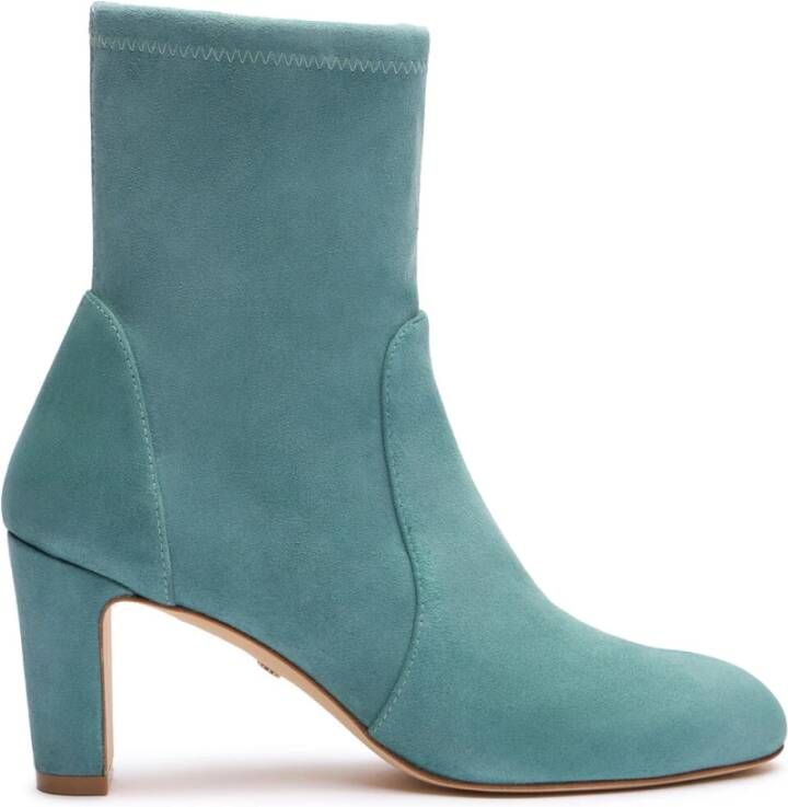 Stuart Weitzman Makkelijke Gepolijste Soklaars Green Dames