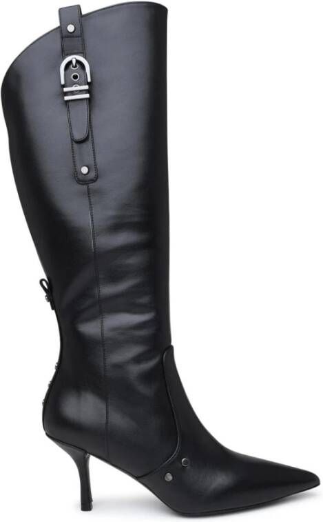 Stuart Weitzman Maverick Leren Haklaarzen Black Dames