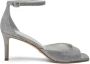 Stuart Weitzman Moderne Vierkante Teen Sandaal Gray Dames - Thumbnail 1