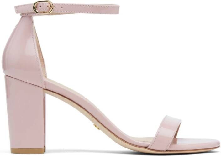 Stuart Weitzman Tijdloze blokhak sandalen Beige Dames