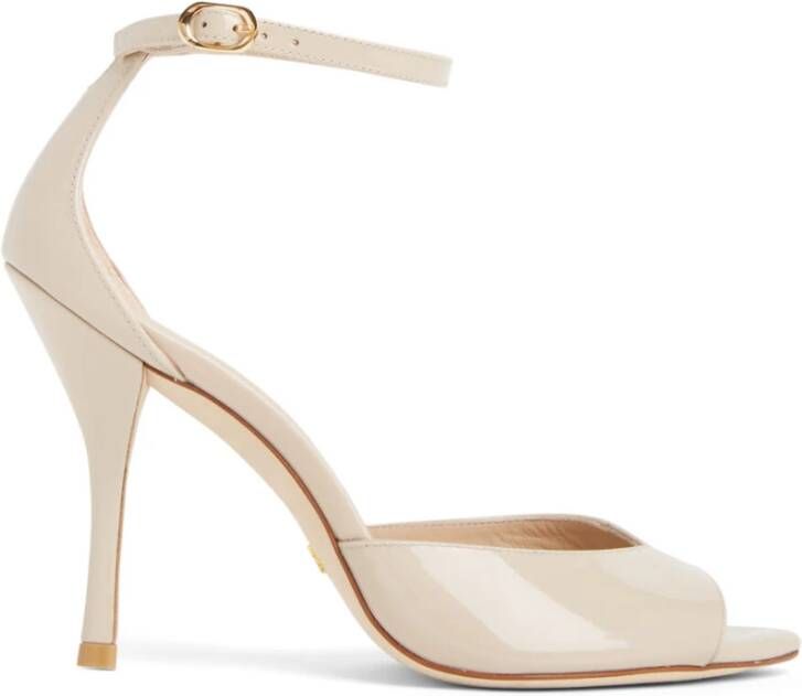 Stuart Weitzman Nudist Point Sandal Beige Dames