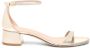 Stuart Weitz Nudistcurve 35 Block-Heel Suede Sandal - Thumbnail 1