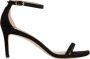 Stuart Weitzman Sandalen Nudistcurve 75 Sandal in zwart - Thumbnail 1