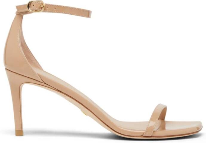 Stuart Weitzman Nudistcurve 75 Sandal Beige Dames