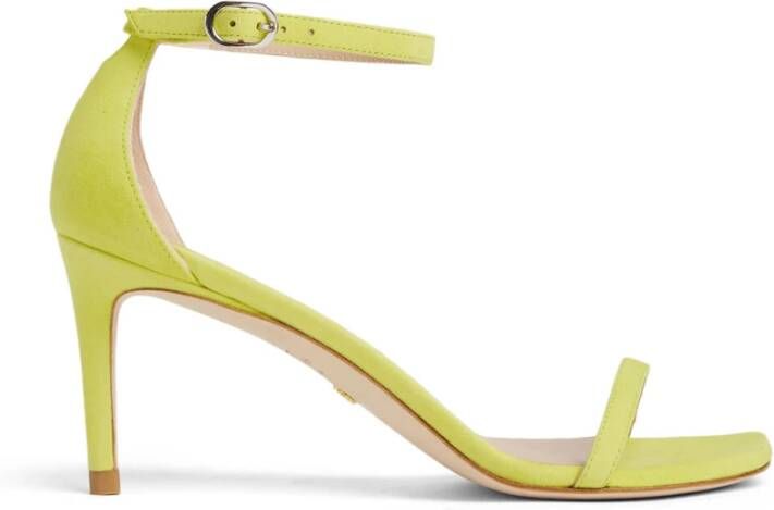 Stuart Weitzman Sandalen Nudistcurve 75 Sandal in zwart - Foto 6