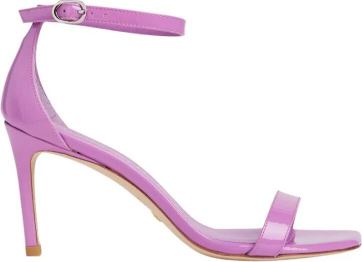 Stuart Weitzman Nunakedcurve 85 Sandal Paars Dames