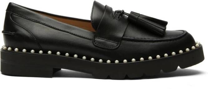 Stuart Weitzman Parel Loafer Verhoog Casual Formeel Uiterlijk Black Dames