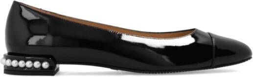 Stuart Weitzman Parelglanzende balletflats Black Dames