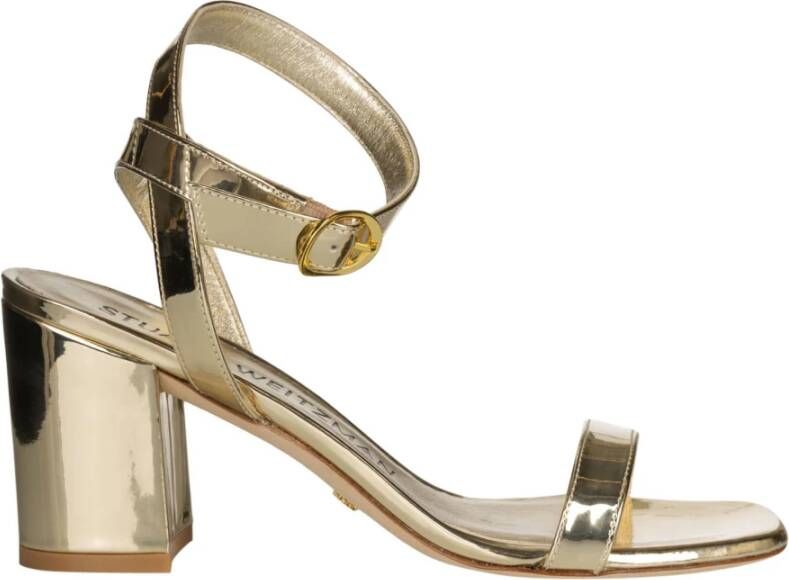 Stuart Weitzman Platino Nearlybare Sandalen Yellow Dames