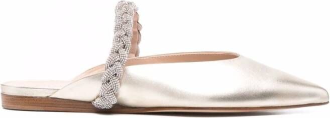 Stuart Weitzman Platte sandalen Gray Dames