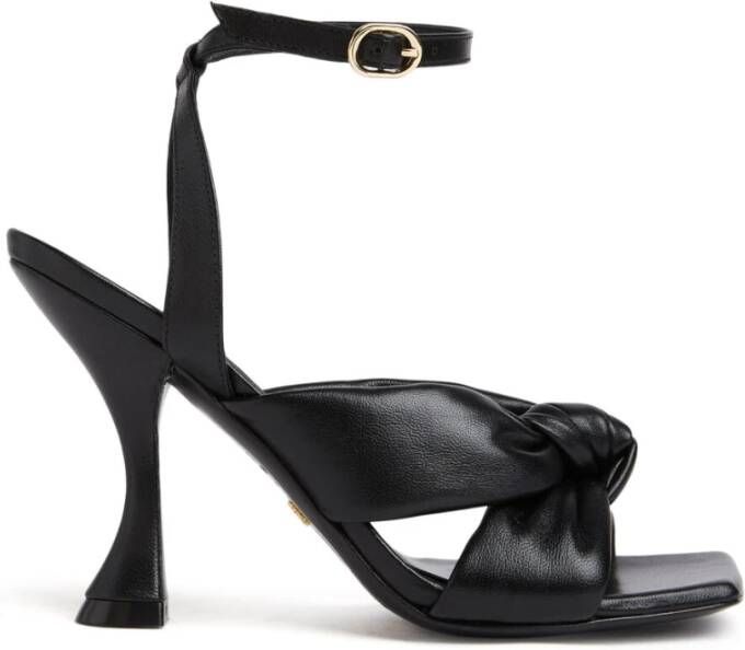Stuart Weitzman Playa Ankle Strap 100 Sandal Zwart Dames