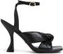 Stuart Weitzman Playa Ankle Strap 100 Sandal Zwart Dames - Thumbnail 1