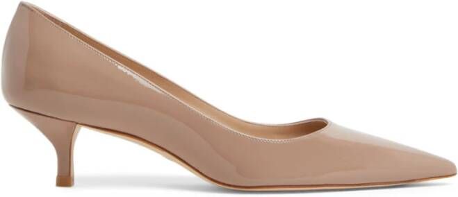 Stuart Weitzman Moiteloze veelzijdigheid Kitten Pump Beige Dames