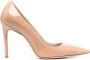 Stuart Weitzman Extravagante Puntige Pomp Beige Dames - Thumbnail 1
