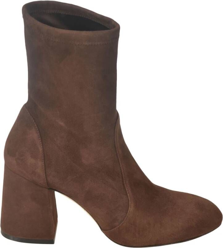 Stuart Weitzman Klassieke Leren Laarzen Brown Dames