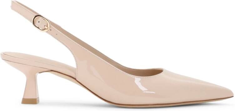 Stuart Weitz Roze & Paarse Lakleren Pumps