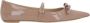 Stuart Weitzman Roze lakleren Mary-Jane platte schoenen Brown Dames - Thumbnail 1