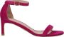 Stuart Weitz Roze leren sandaal met middelhoge hak - Thumbnail 1