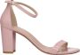 Stuart Weitz Roze leren stiletto hak sandalen - Thumbnail 2