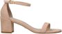 Stuart Weitz Roze Suède Middelhak Sandalen - Thumbnail 1