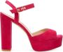 Stuart Weitzman Ryder 95 Platform Sandal Roze Dames - Thumbnail 1