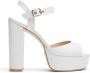 Stuart Weitzman Ryder 95 Platform Sandal White Dames - Thumbnail 1