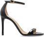 Stuart Weitzman Zwarte leren Nudist sandalen 10cm hak Black Dames - Thumbnail 3