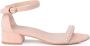 Stuart Weitzman Lage hak sandalen voor zomerse stijl Beige Dames - Thumbnail 1