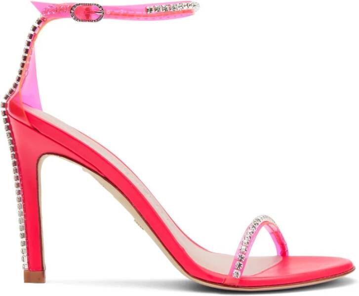 Stuart Weitzman Verhoog je stijl met Nudistglam 100 sandalen Pink Dames