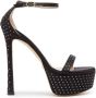 Stuart Weitzman Hollywood Shine Sandalen Black Dames - Thumbnail 1