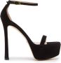 Stuart Weitzman Gedurfde Stiletto Hak Sandalen Black Dames - Thumbnail 1