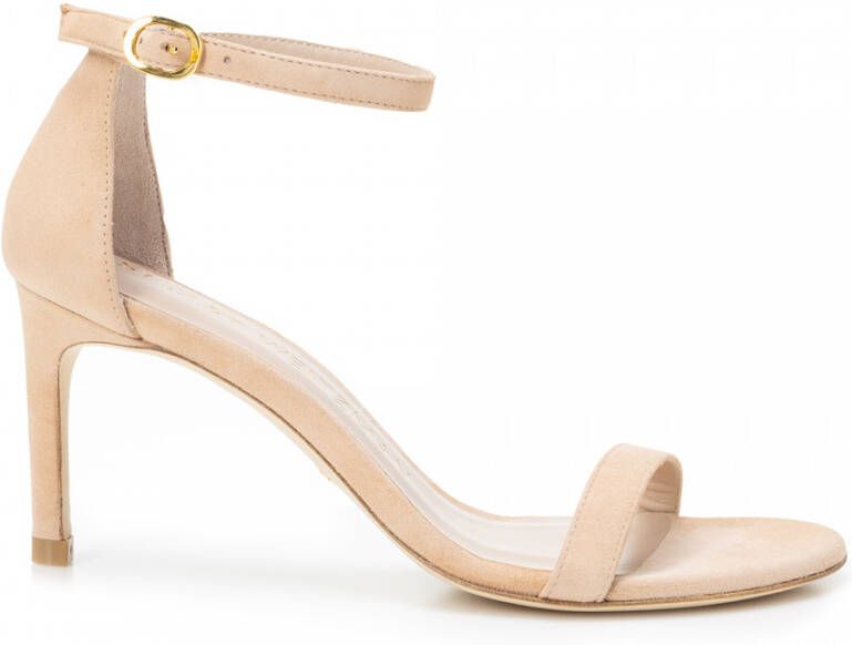 Stuart Weitzman Nunakedstraight Sandaal Beige Dames