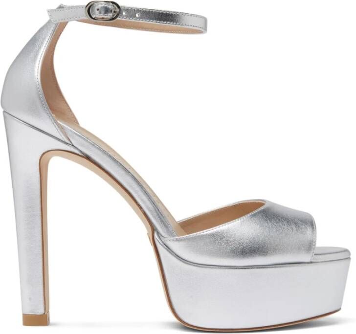 Stuart Weitzman Sandals Gray Dames