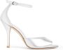 Stuart Weitzman Liquid Metallic Hoge Hak Sandaal Gray Dames - Thumbnail 1