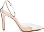 Stuart Weitzman Verhoog je zomerse stijl met hoge hak sandalen White Dames - Thumbnail 1