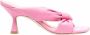 Stuart Weitzman Roze nappa lederen playa slippers Roze Dames - Thumbnail 1