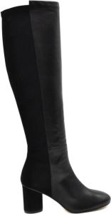 Stuart Weitzman women's leather heel boots eloise Zwart Dames