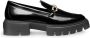Stuart Weitzman Signature Loafer met Metallic Horsebit Detail Black Dames - Thumbnail 1