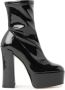 Stuart Weitzman SkyHigh 145 platform bootie Zwart Dames - Thumbnail 1