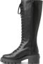 Stuart Weitzman Soho Lug Hoge Hak Laarzen Black Dames - Thumbnail 1