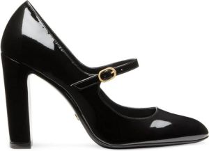 Stuart Weitzman Stijlvolle 100 Mary Jane Hakken Zwart Dames