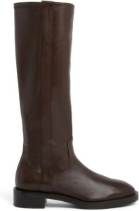 Stuart Weitzman Stijlvolle Kniehoge Rijlaars Bruin Dames