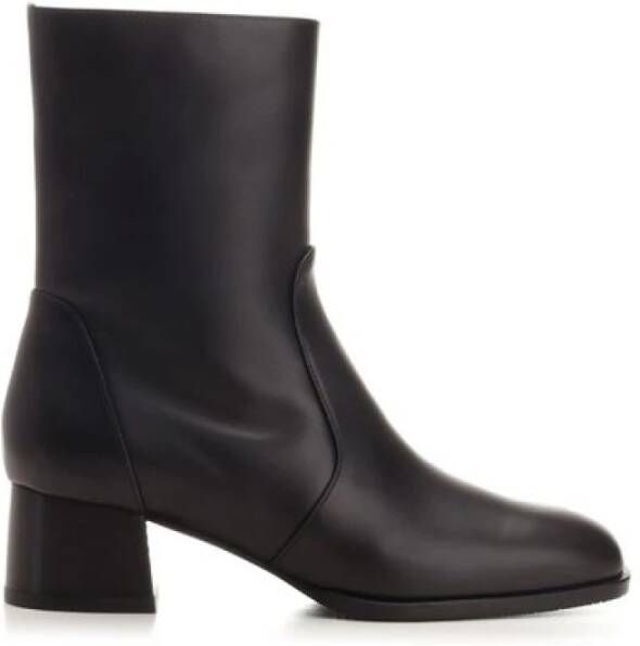 Stuart Weitzman Stijlvolle Leren Laarzen Black Dames