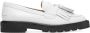 Stuart Weitzman Stijlvolle Mila Lift Lug-Sole Loafers White Dames - Thumbnail 1